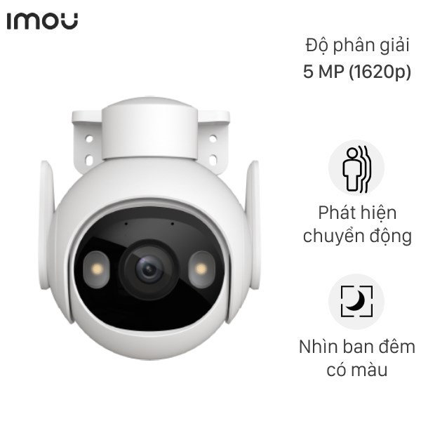 Camera Ip Ngoài Trời 360 Độ 5Mp Imou Cruiser 2 Gs7Ep - 5M0We