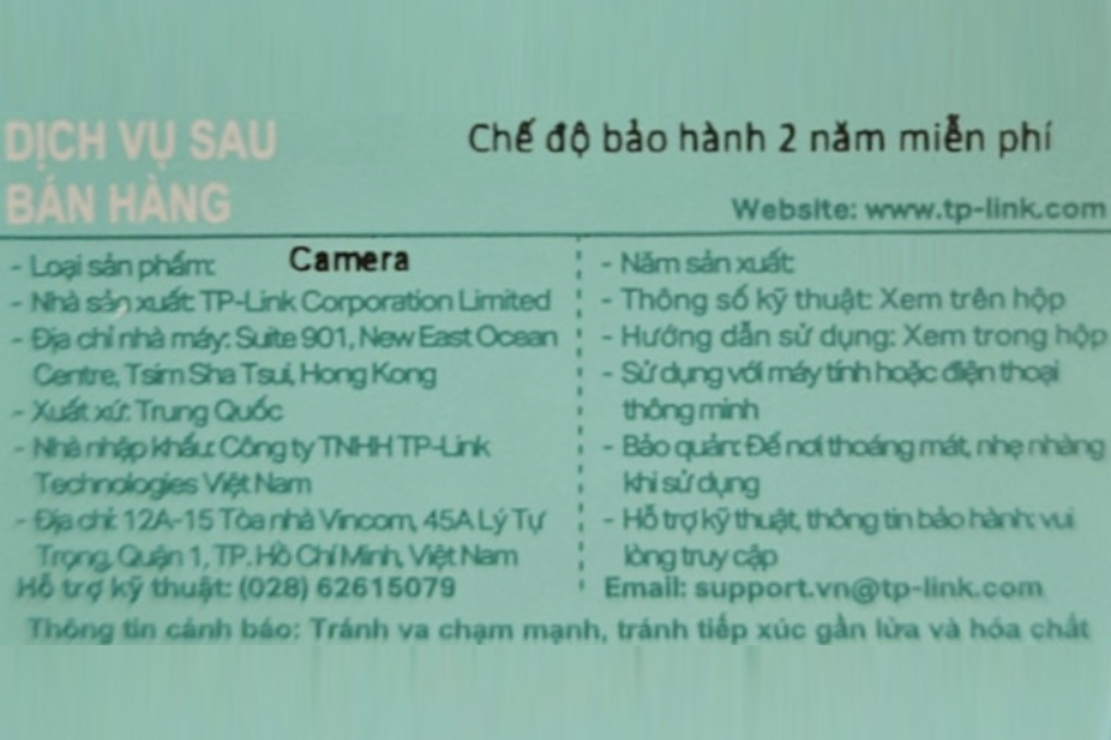 Camera IP 360 Độ TP-Link Tapo C200C Màu Trắng