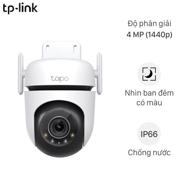 Camera Ip Ngoài Trời 360 Độ 4Mp Tp - Link Tapo C520Ws