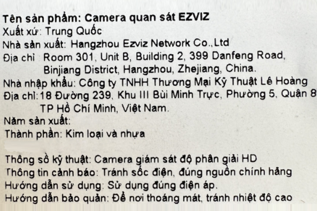 Camera IP 360 Độ EZVIZ TY1 Màu Trắng