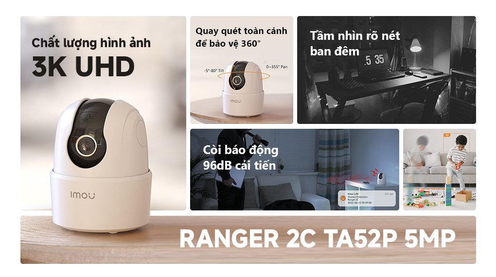 Camera IP 360 Độ IMOU Ranger 2C TA52P