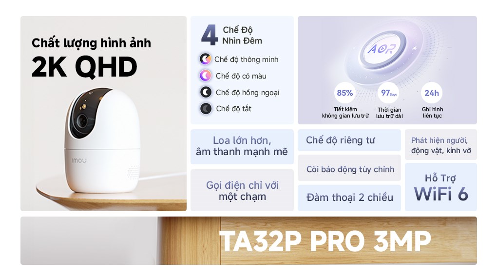 Camera IP 360 Độ IMOU TA32P Pro