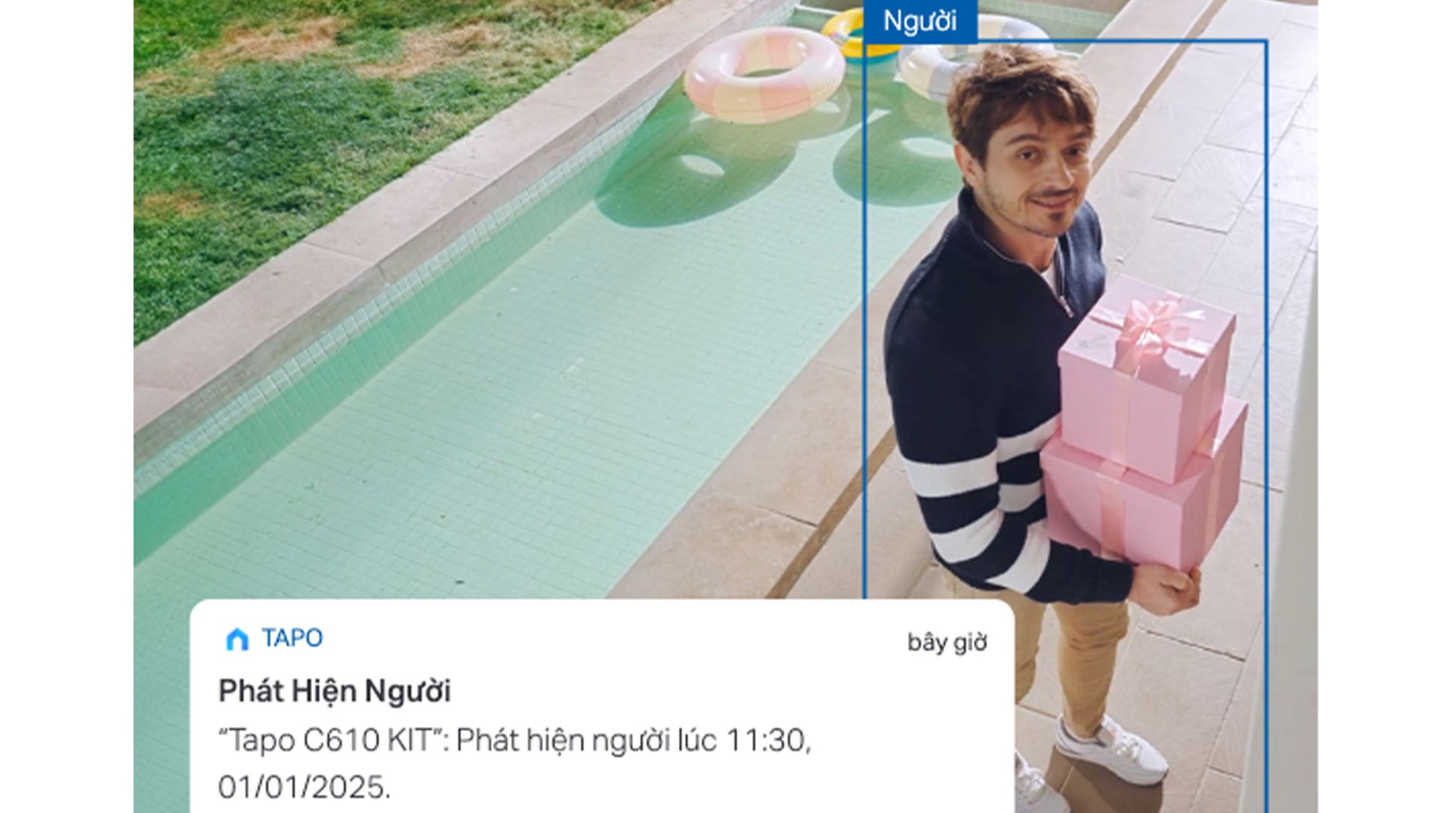 Camera IP Ngoài trời 360 Độ TP-Link Tapo C610 KIT