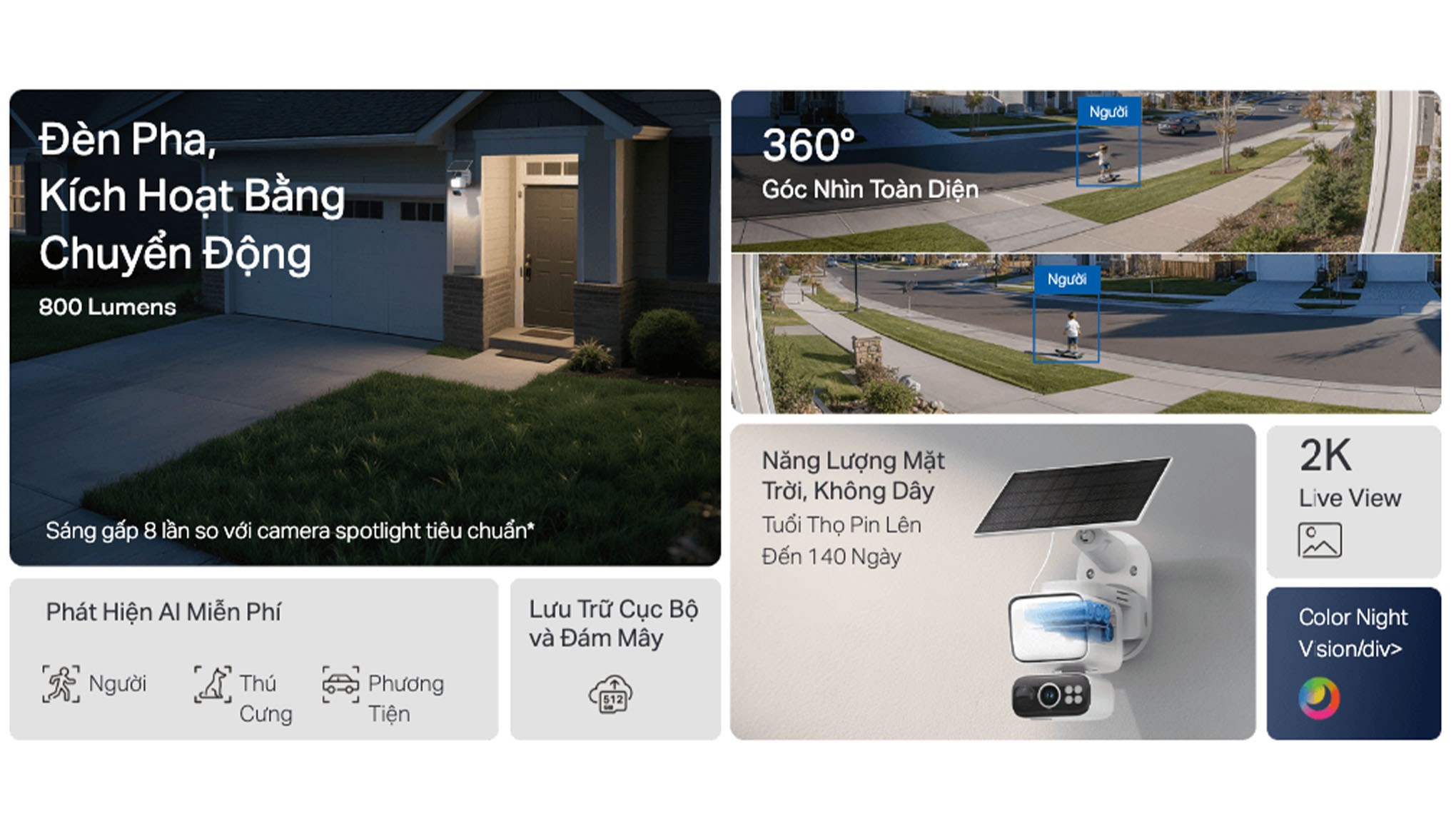 Camera IP Ngoài trời 360 Độ TP-Link Tapo C615F KIT