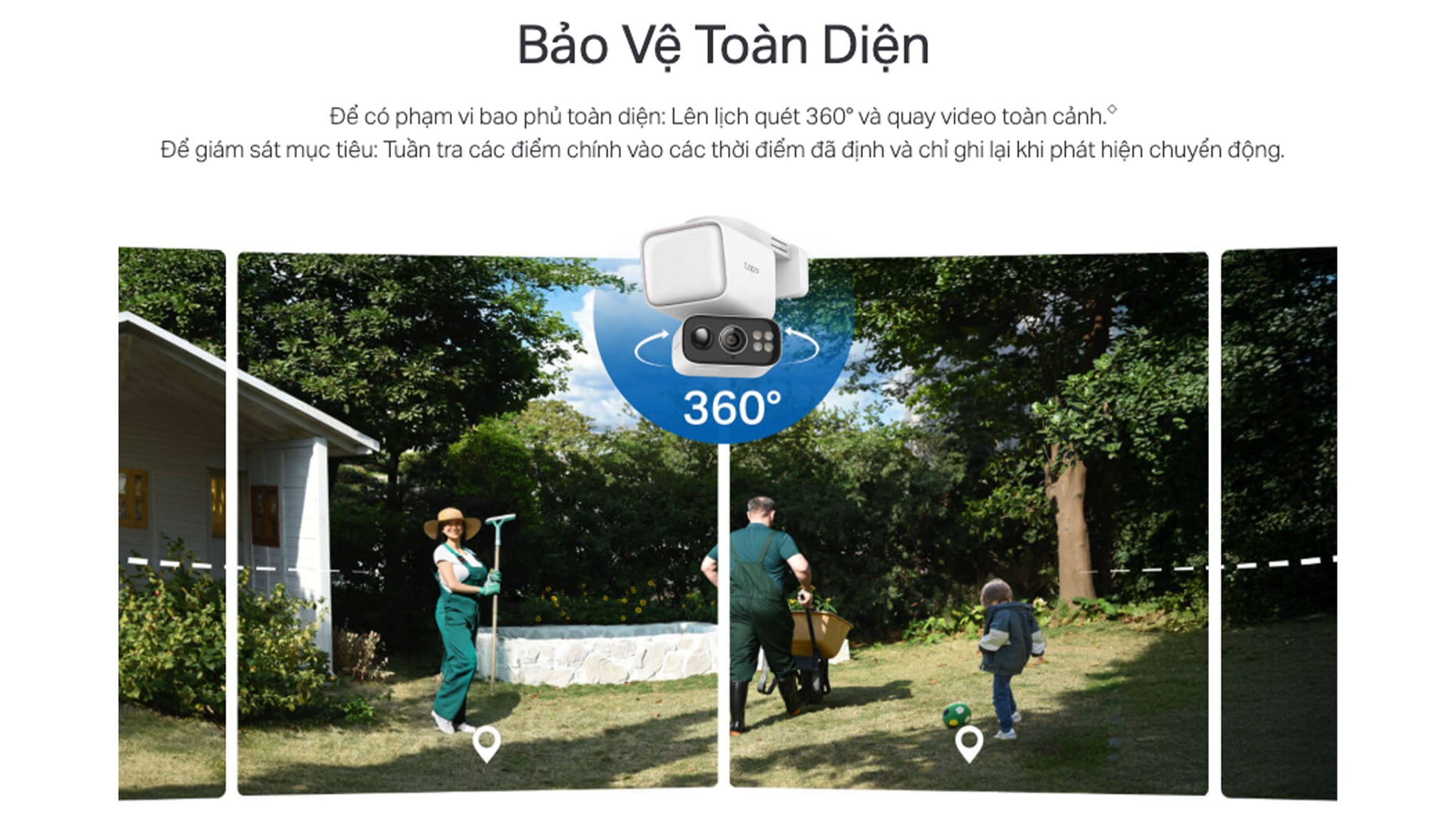 Camera IP Ngoài trời 360 Độ TP-Link Tapo C615F KIT