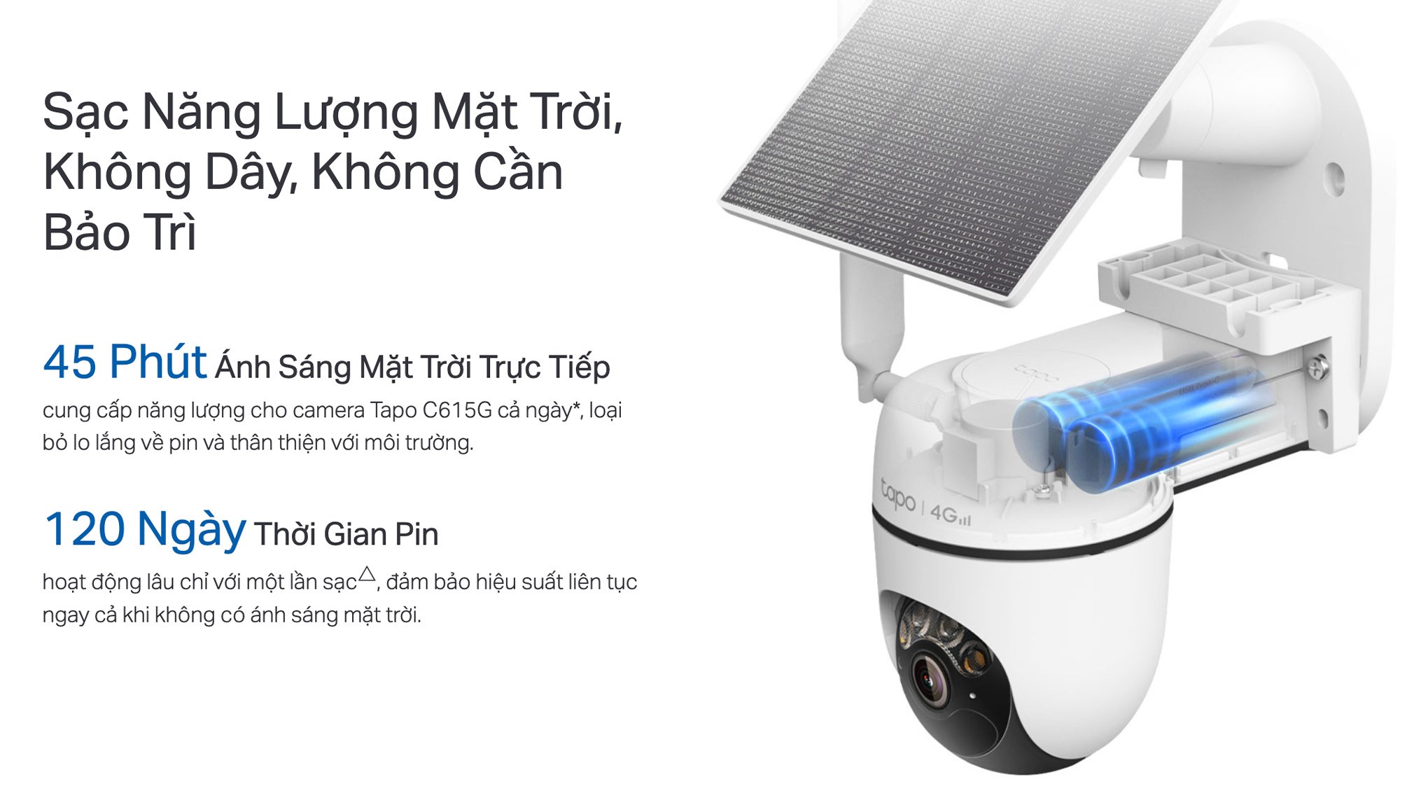 Camera IP Ngoài trời 360 Độ TP-Link Tapo C615G KIT
