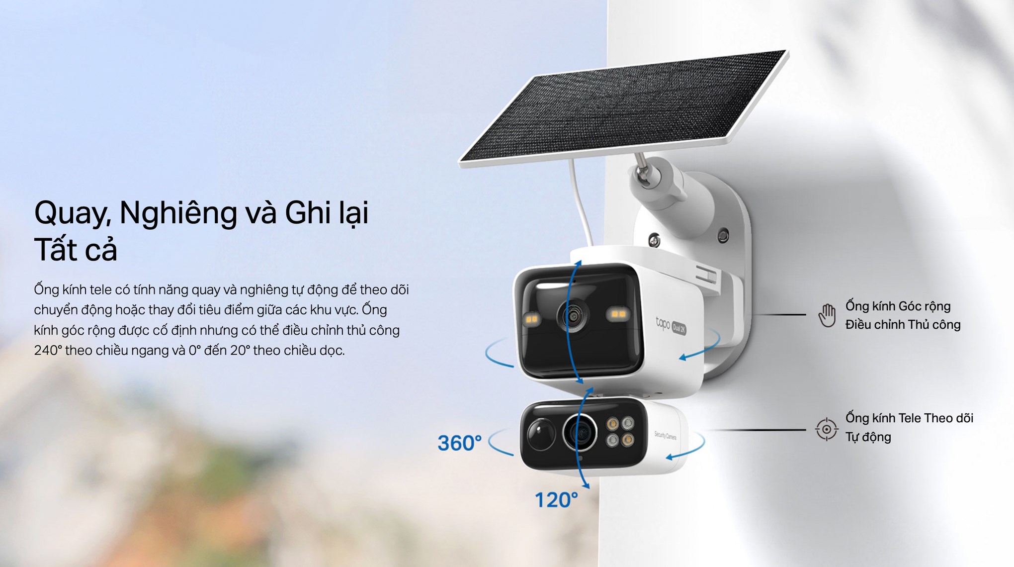 Camera IP Ngoài trời 360 Độ TP-Link Tapo C645D KIT