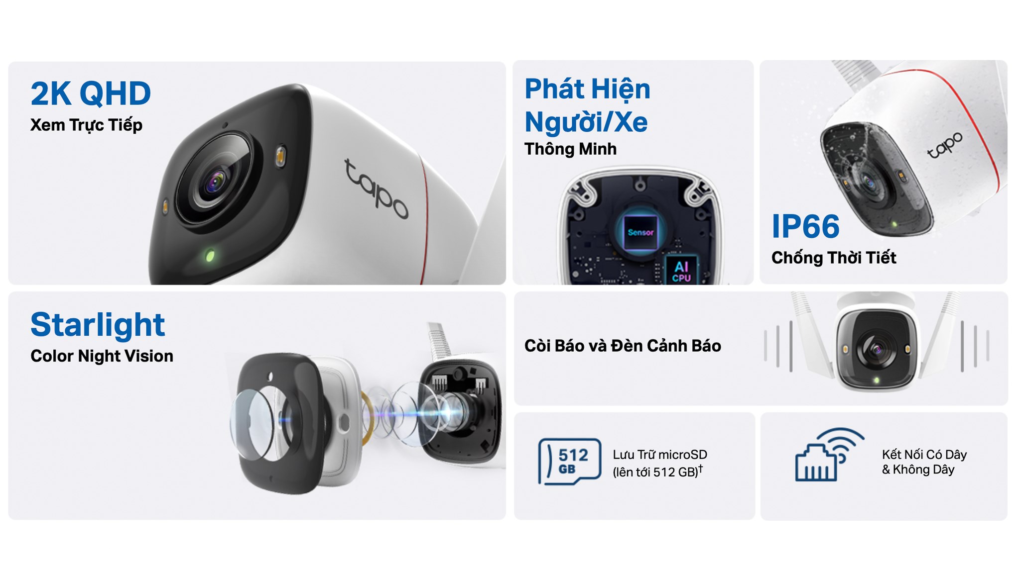 Camera IP Ngoài trời TP-Link Tapo C320WS