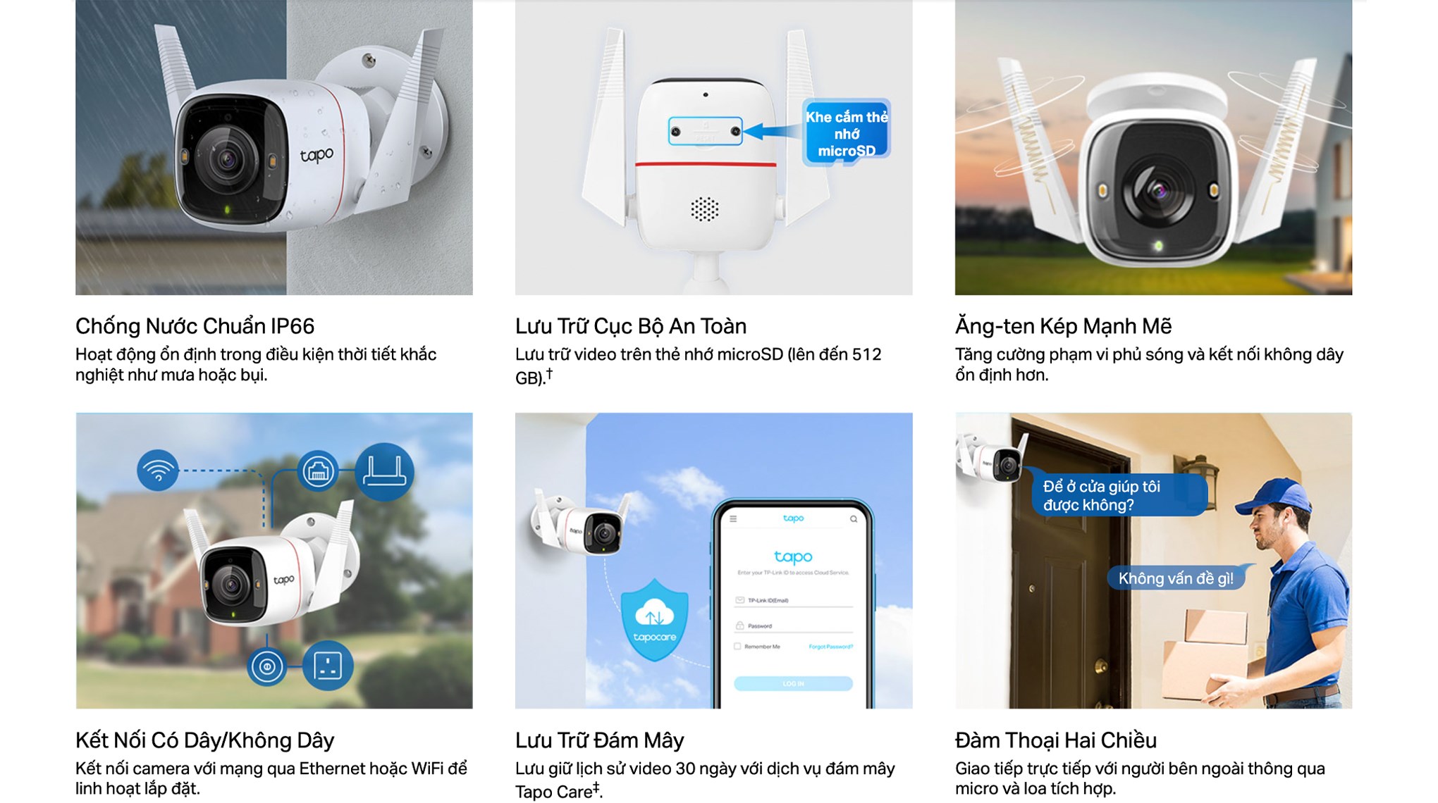 Camera IP Ngoài trời TP-Link Tapo C320WS