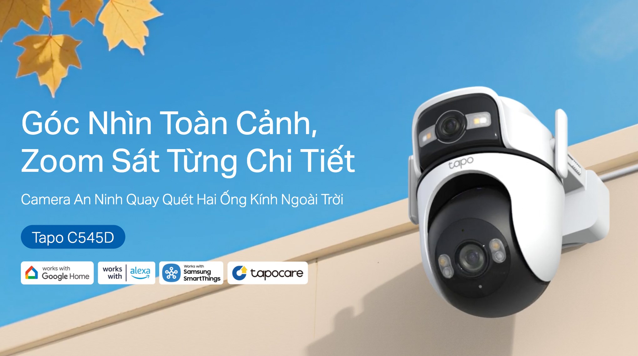 Camera IP Ngoài trời 360 Độ TP-Link Tapo C545D
