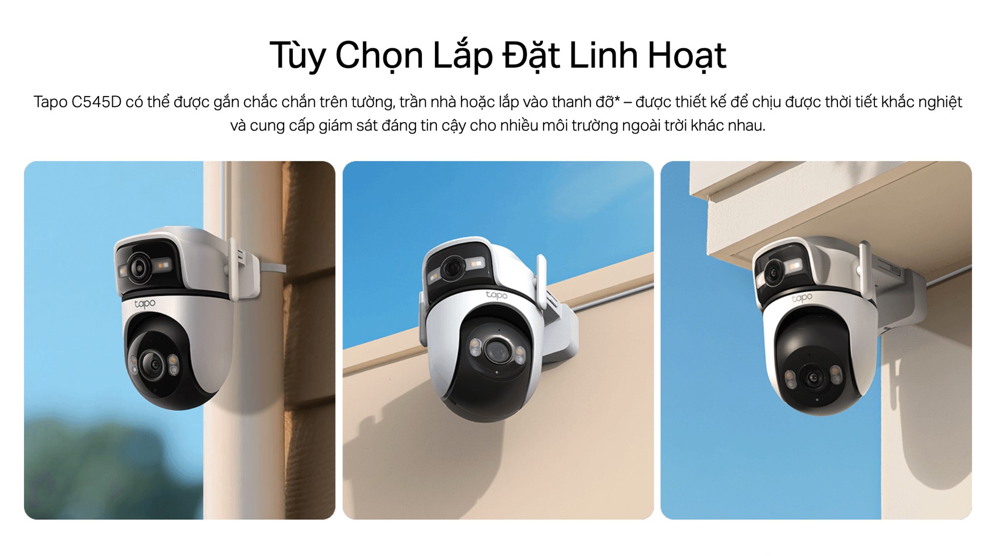 Camera IP Ngoài trời 360 Độ TP-Link Tapo C545D