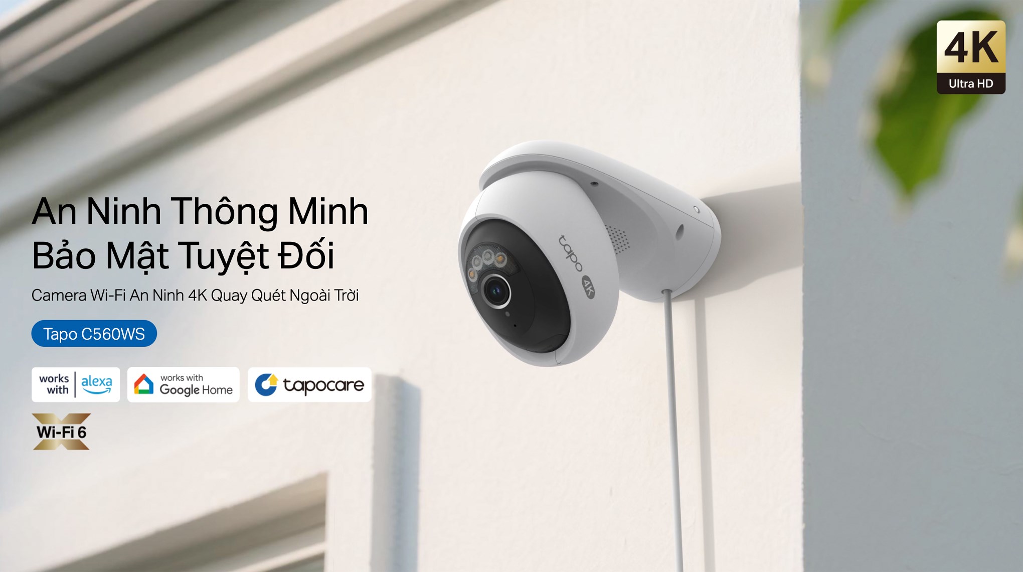 Camera IP Ngoài trời 360 Độ TP-Link Tapo C560WS