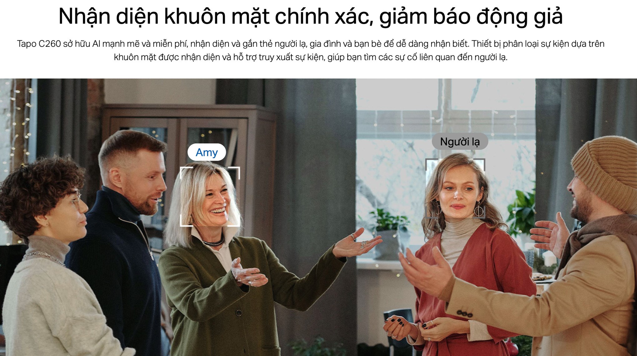 Mặt sau Camera IP 360 Độ TP-Link Tapo C260