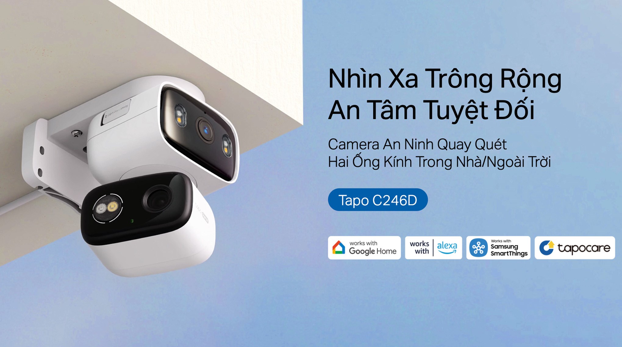 Camera IP Ngoài trời 360 Độ TP-Link Tapo C246D