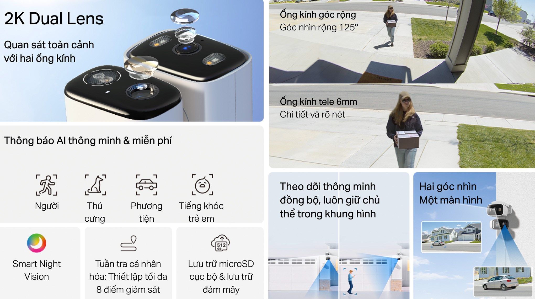 Camera IP Ngoài trời 360 Độ TP-Link Tapo C246D