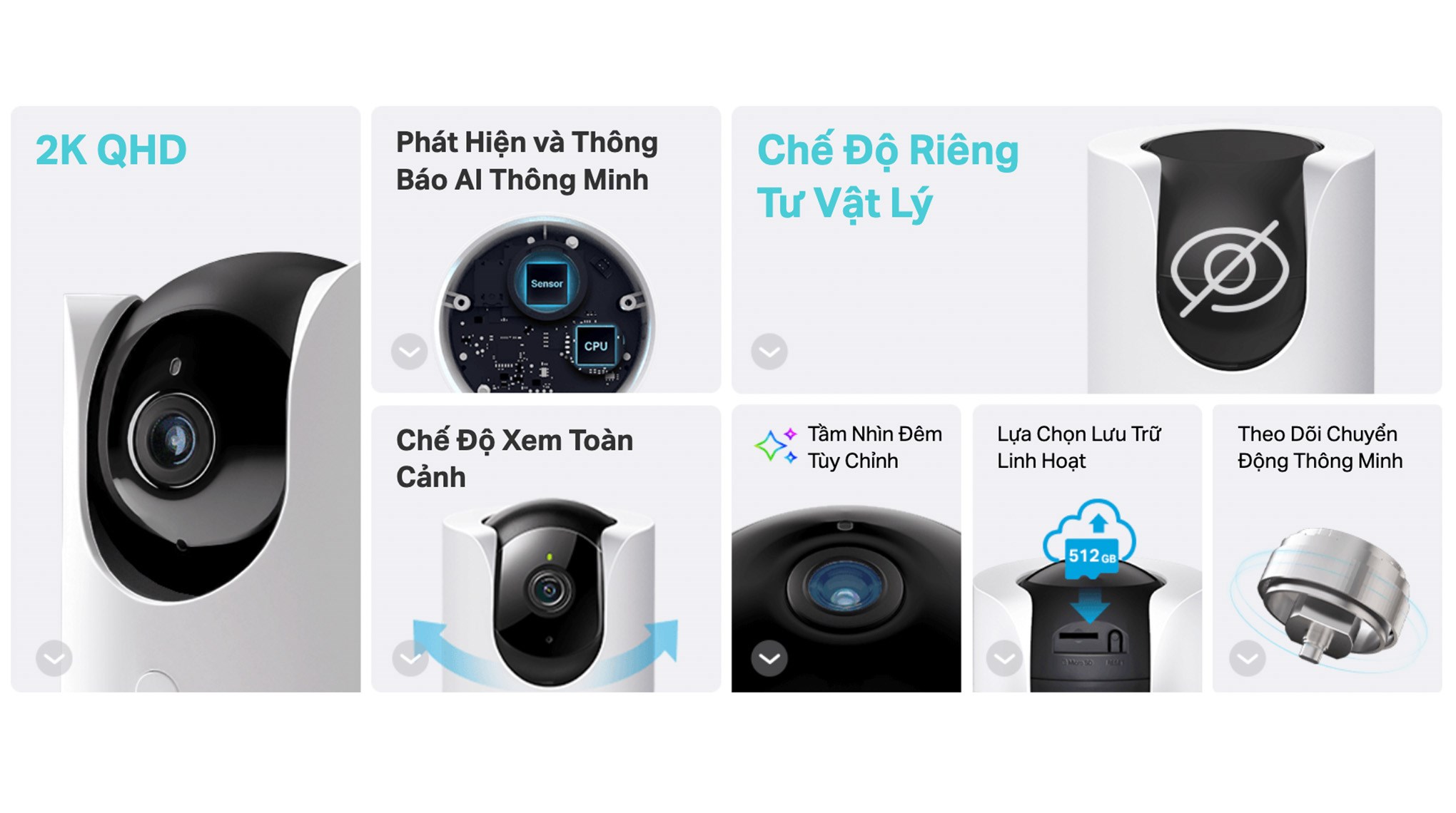 Camera IP 360 Độ 4MP TP-Link Tapo C225