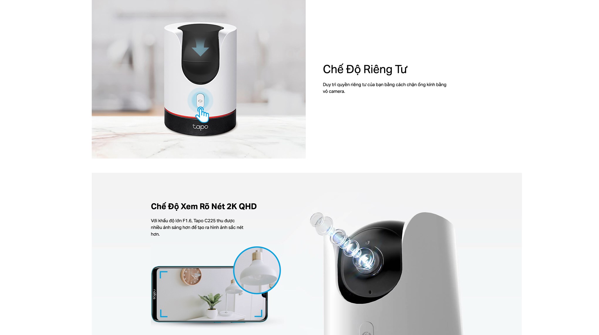 Camera IP 360 Độ 4MP TP-Link Tapo C225 - 3