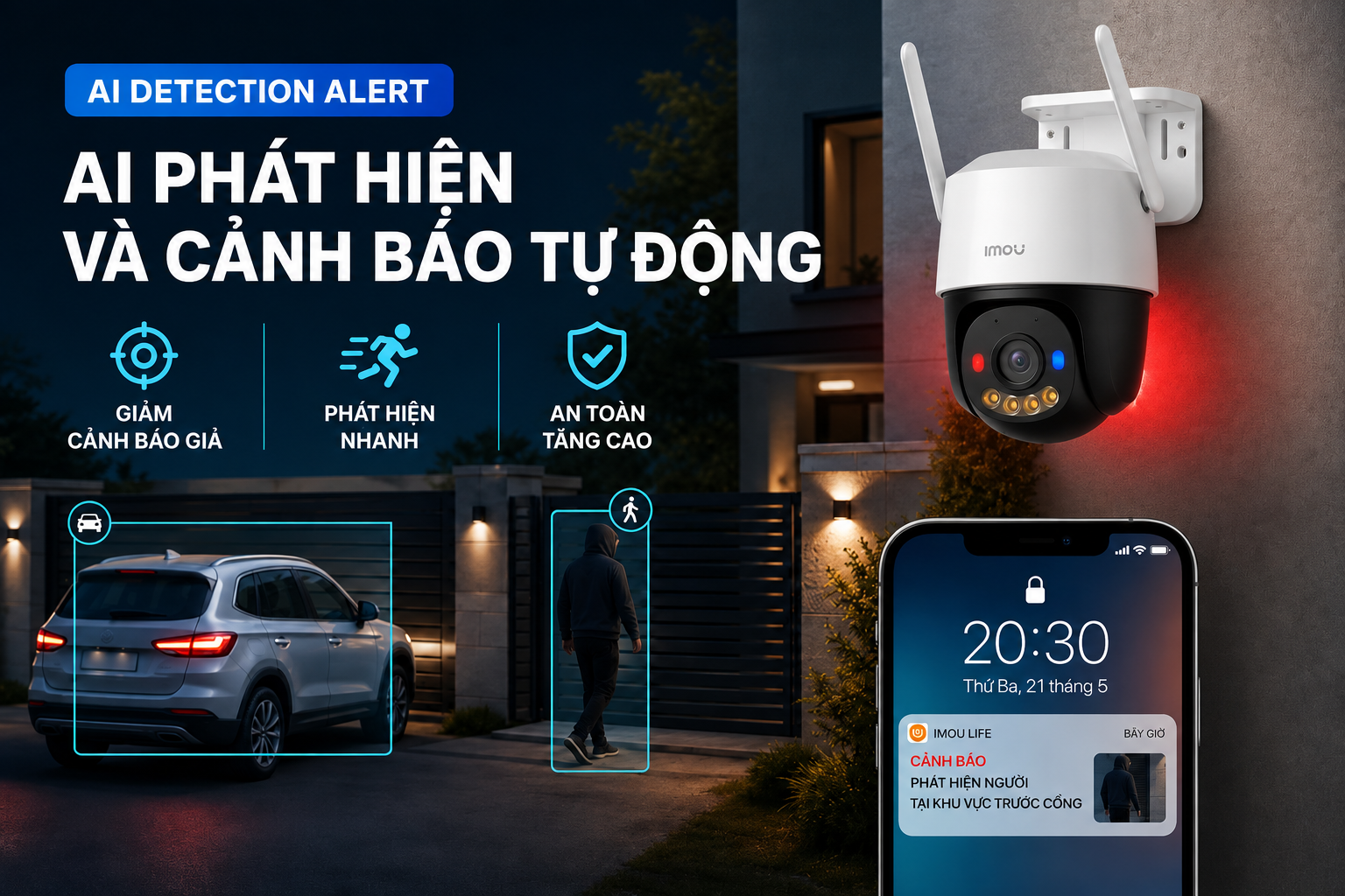 Camera IP Ngoài Trời 360 Độ IMOU Cruiser SC 4G Free Data IPC-K7F-3M1T-X