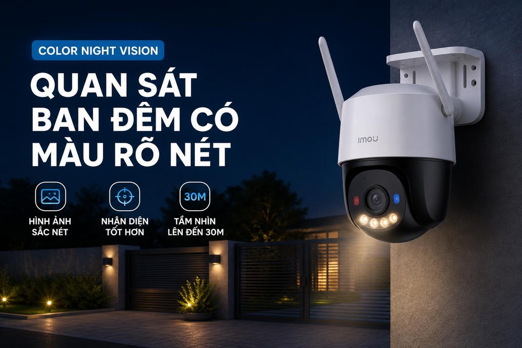 Camera IP Ngoài Trời 360 Độ 5 MP IMOU Cruiser SC 4G Free Data IPC-K7F-5M1T-X