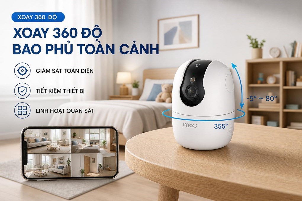 Camera IP 360 Độ IMOU Ranger 2C TA82P Pro