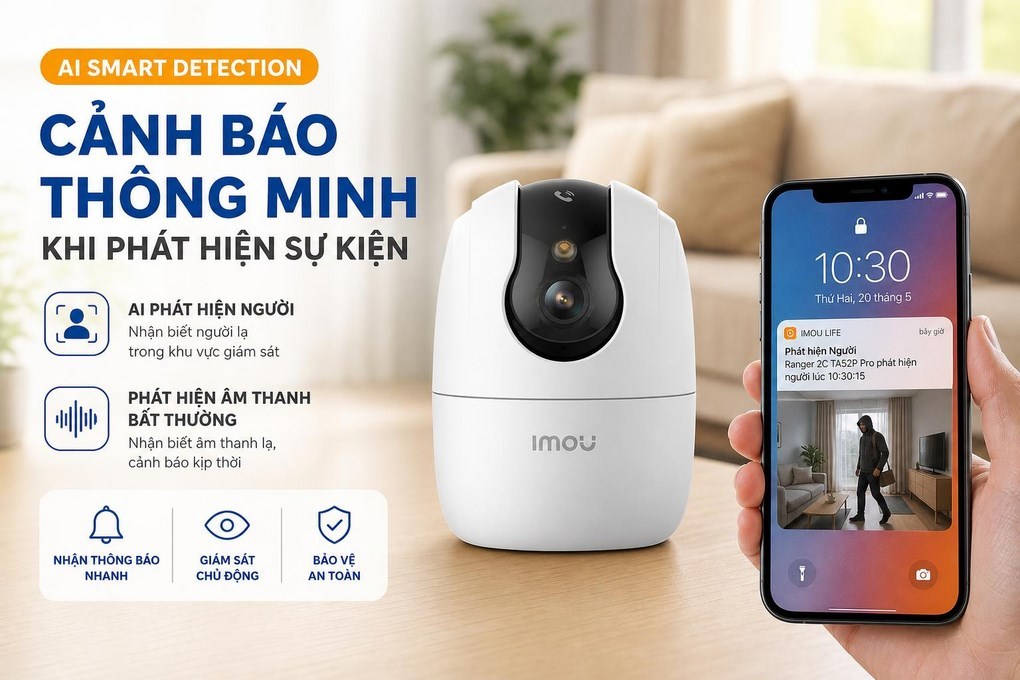 Camera IP 360 Độ 5MP IMOU Ranger 2C TA52P Pro