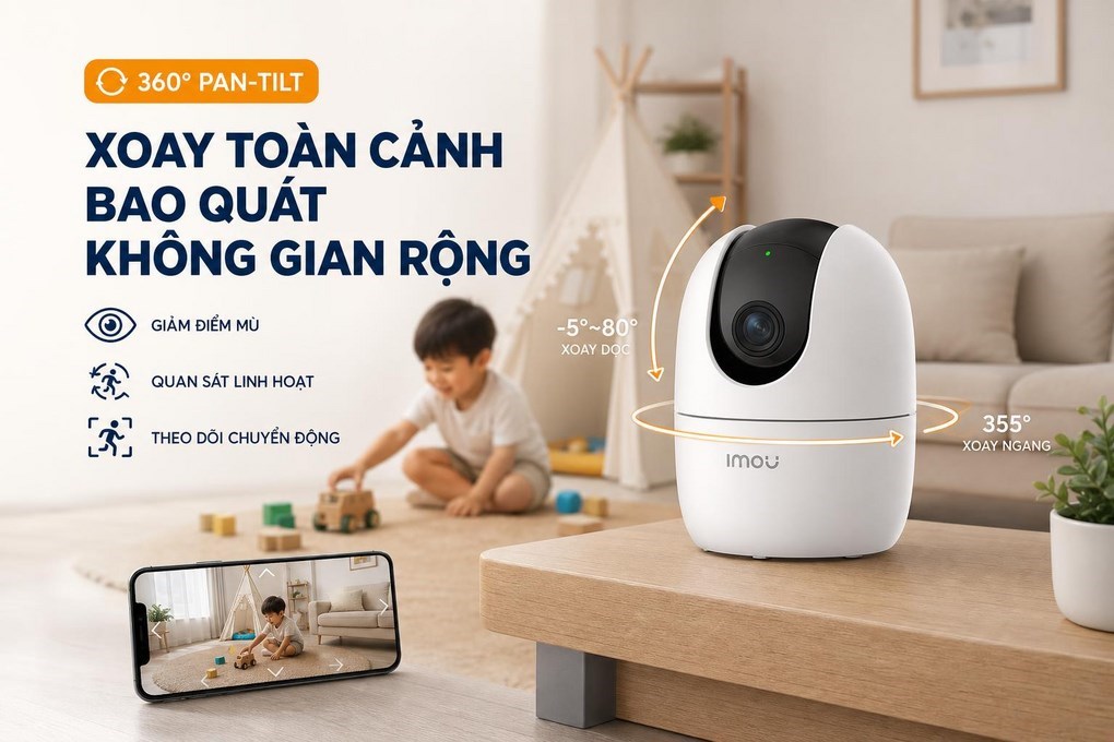 Camera IP 360 Độ IMOU Ranger 2 A32EP-L
