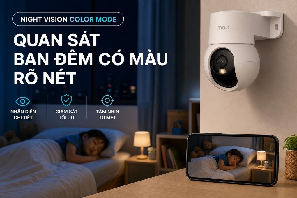Camera IP 360 Độ IMOU Ranger Mini K2MP-3H1WE