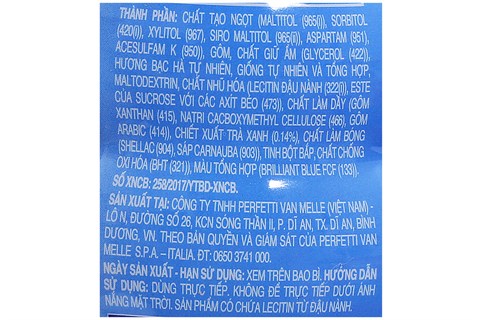 Kẹo cao su Không đường Mentos 28g-3