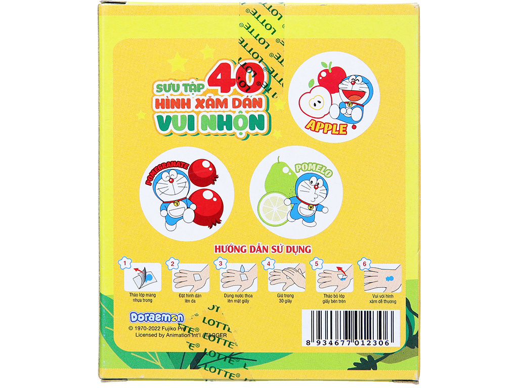 Kẹo gum thổi Doraemon, tặng kèm hình xăm dán | Tin tức | Công ty TNHH Lotte  Việt Nam | CUỘC SỐNG NGỌT NGÀO MỖI NGÀY