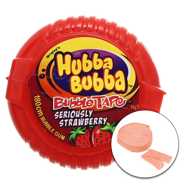 Kẹo gum Hubba Bubba dâu tây 56g