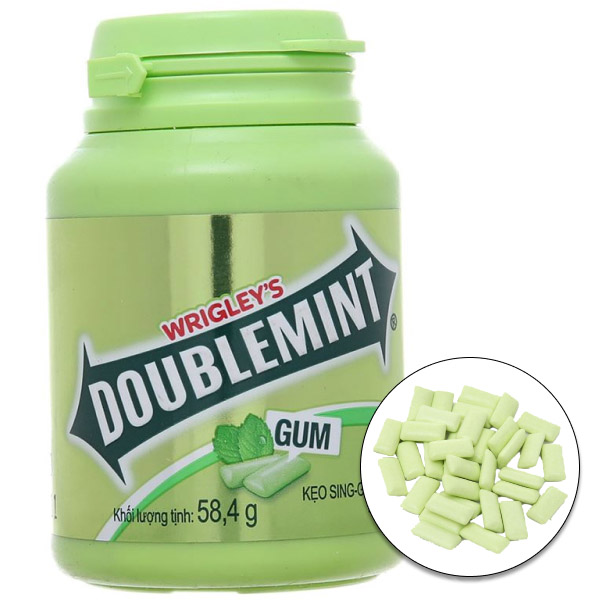 Kẹo gum DoubleMint bạc hà 58.4g