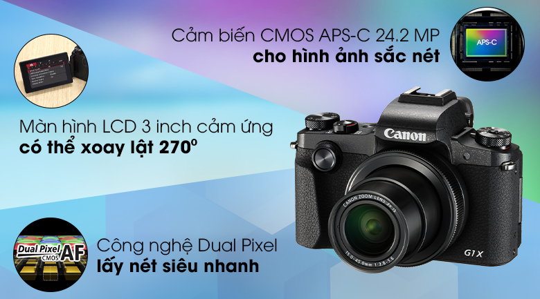 Máy ảnh Canon Powershot G1X Mark III