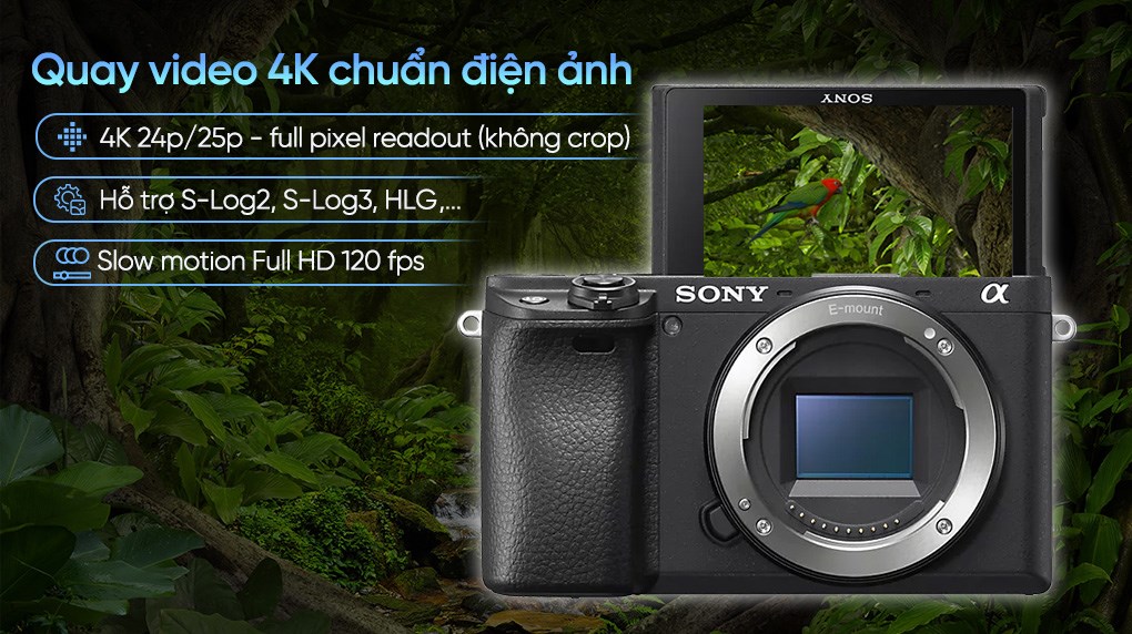 Máy ảnh kỹ thuật số Sony Alpha 6400 ILCE-6400/B AP2