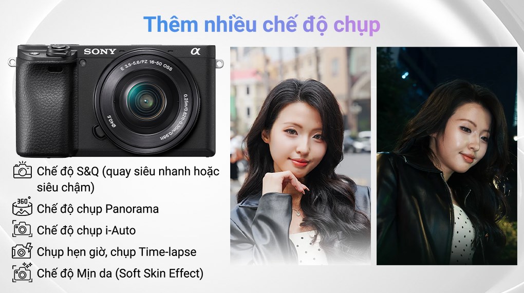 Máy ảnh kỹ thuật số Sony Alpha 6400 ILCE-6400KBQAP2