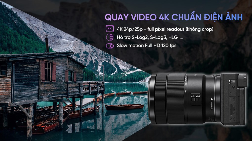 Máy ảnh kỹ thuật số Sony Alpha 6400 ILCE-6400M/BAP2