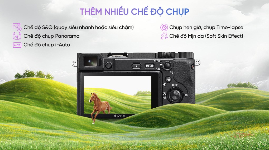 Máy ảnh kỹ thuật số Sony Alpha 6400 ILCE-6400M/BAP2