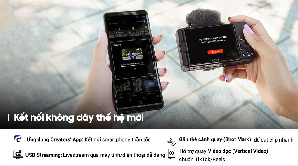 Máy ảnh Vlog Sony ZV-1F