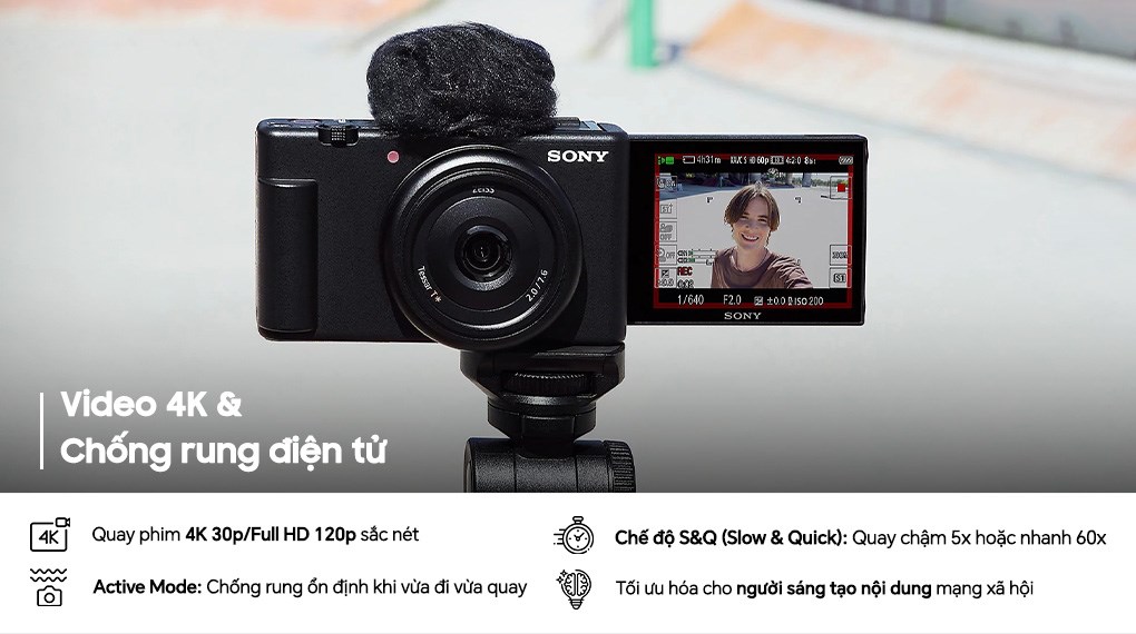 Máy ảnh Vlog Sony ZV-1F