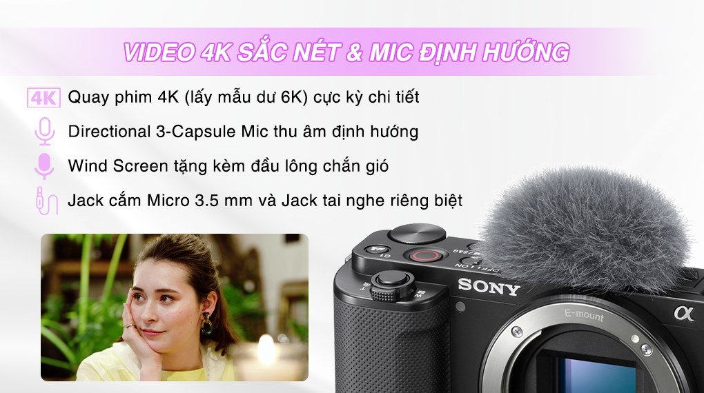 Máy ảnh Vlog Sony ZV-E10