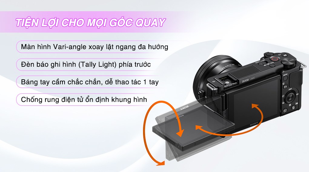 Máy ảnh Vlog Sony ZV-E10