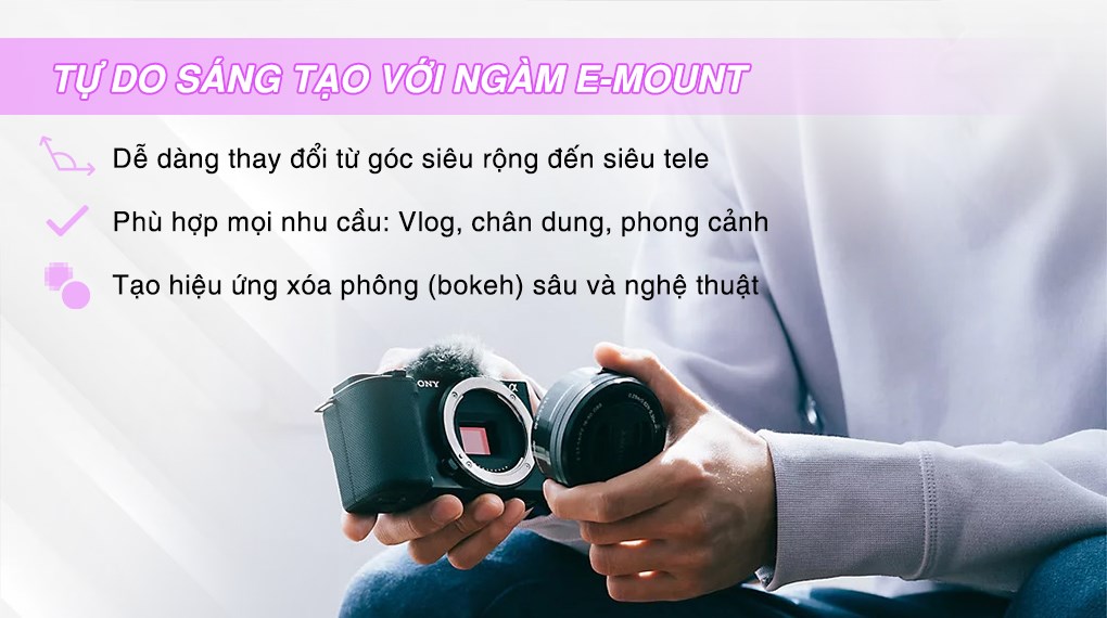 Máy ảnh Vlog Sony ZV-E10