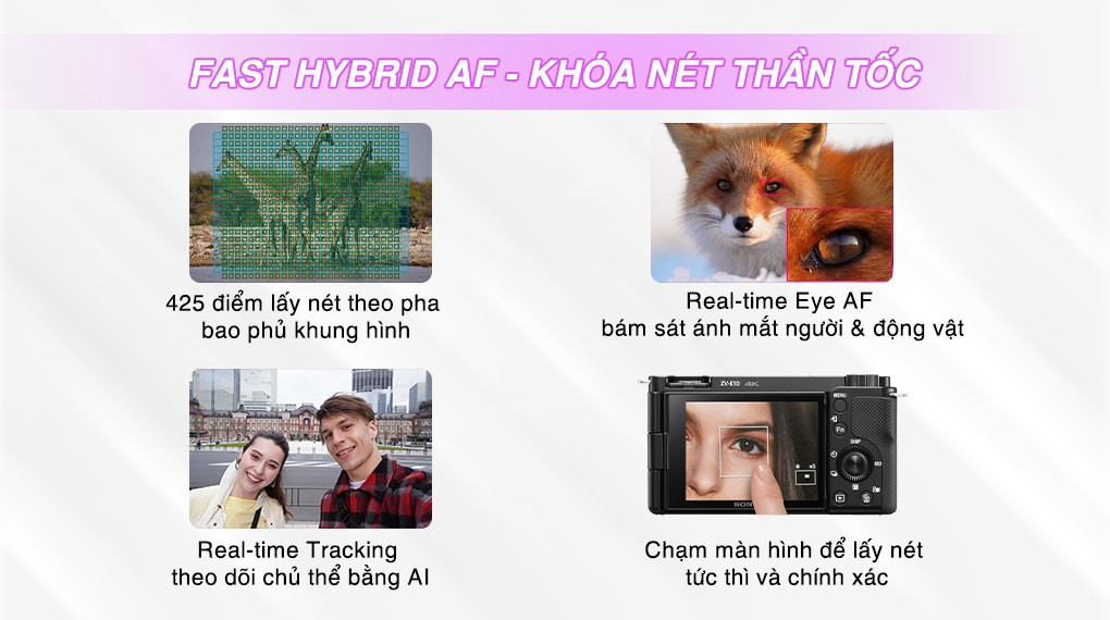 Máy ảnh Vlog Sony ZV-E10