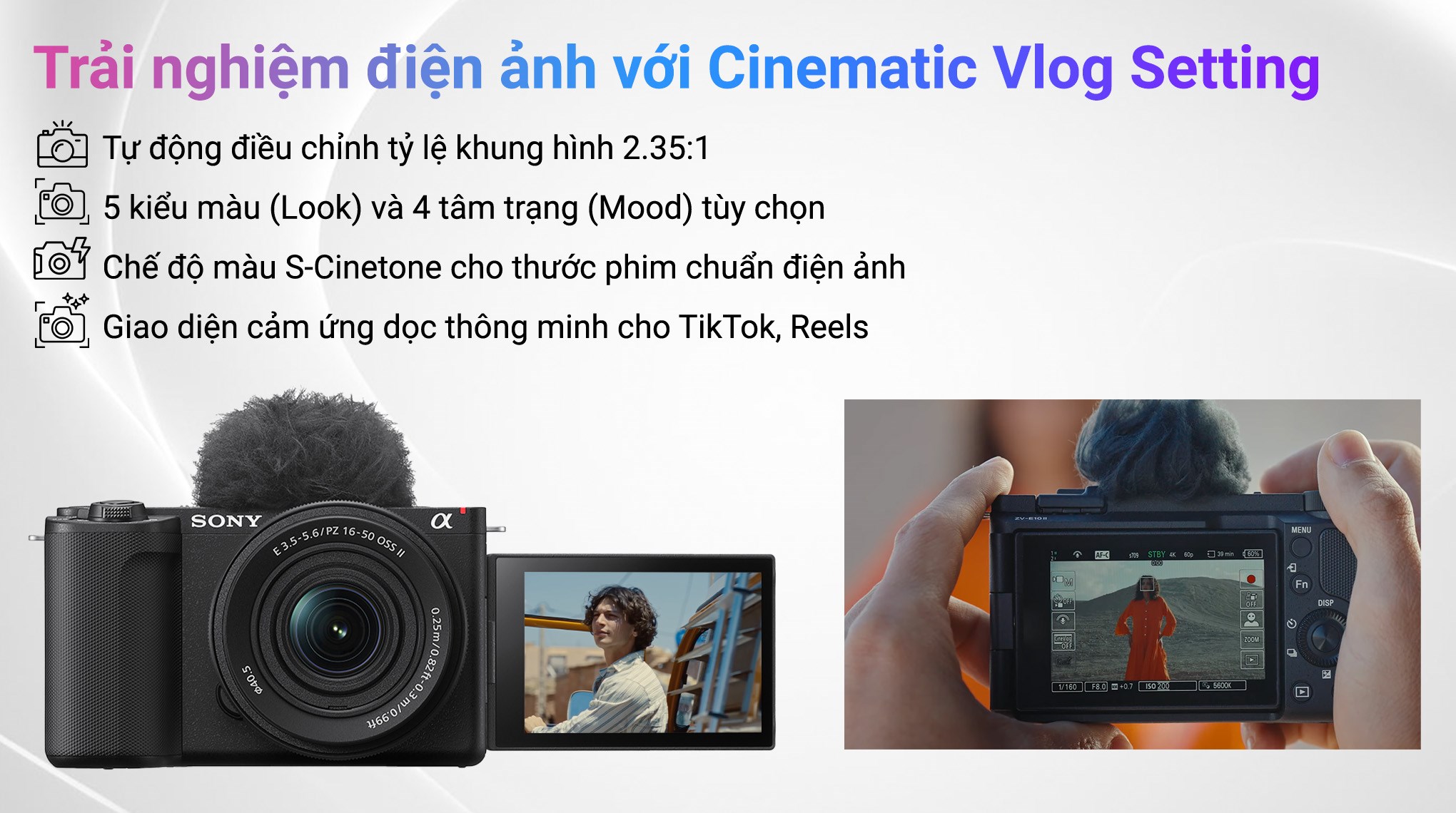 Máy ảnh Vlog Sony ZV-E10M2K