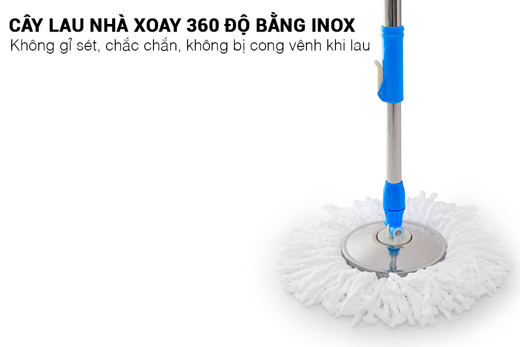 Bộ lau nhà 360 Delites 209 Màu Xanh Dương