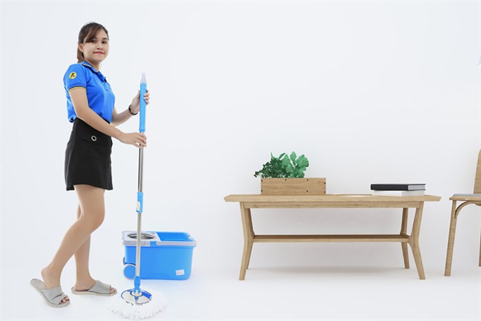 Bộ lau nhà 360 Delites 209 Màu Xanh Dương