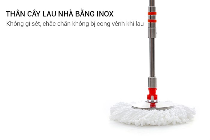 Bộ lau nhà Delites 601 Màu Inox
