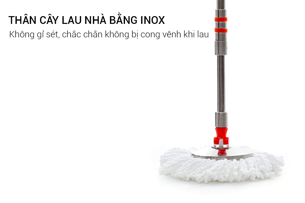 Bộ lau nhà Delites 601 Màu Inox
