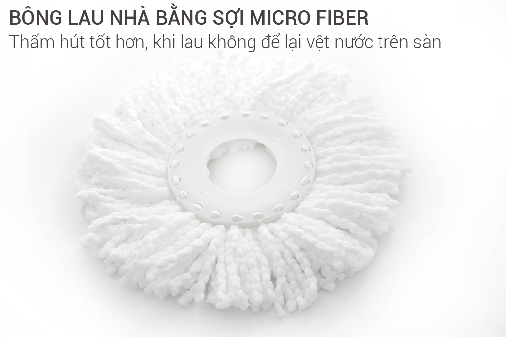 Bộ lau nhà Delites 601 Màu Inox