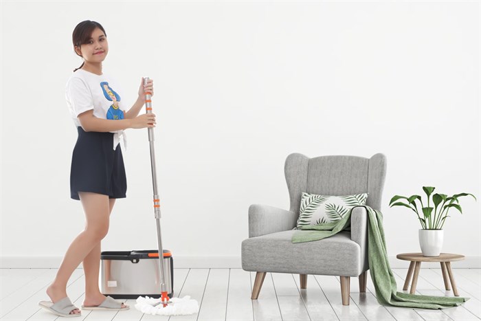 Bộ lau nhà Delites 601 Màu Inox