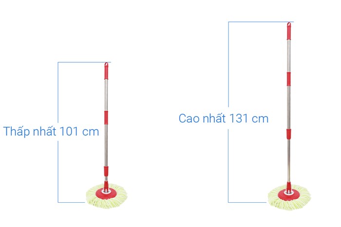 Bộ lau nhà DMX BL006 Màu Đỏ